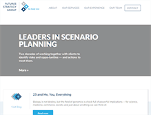 Tablet Screenshot of futuresstrategygroup.com